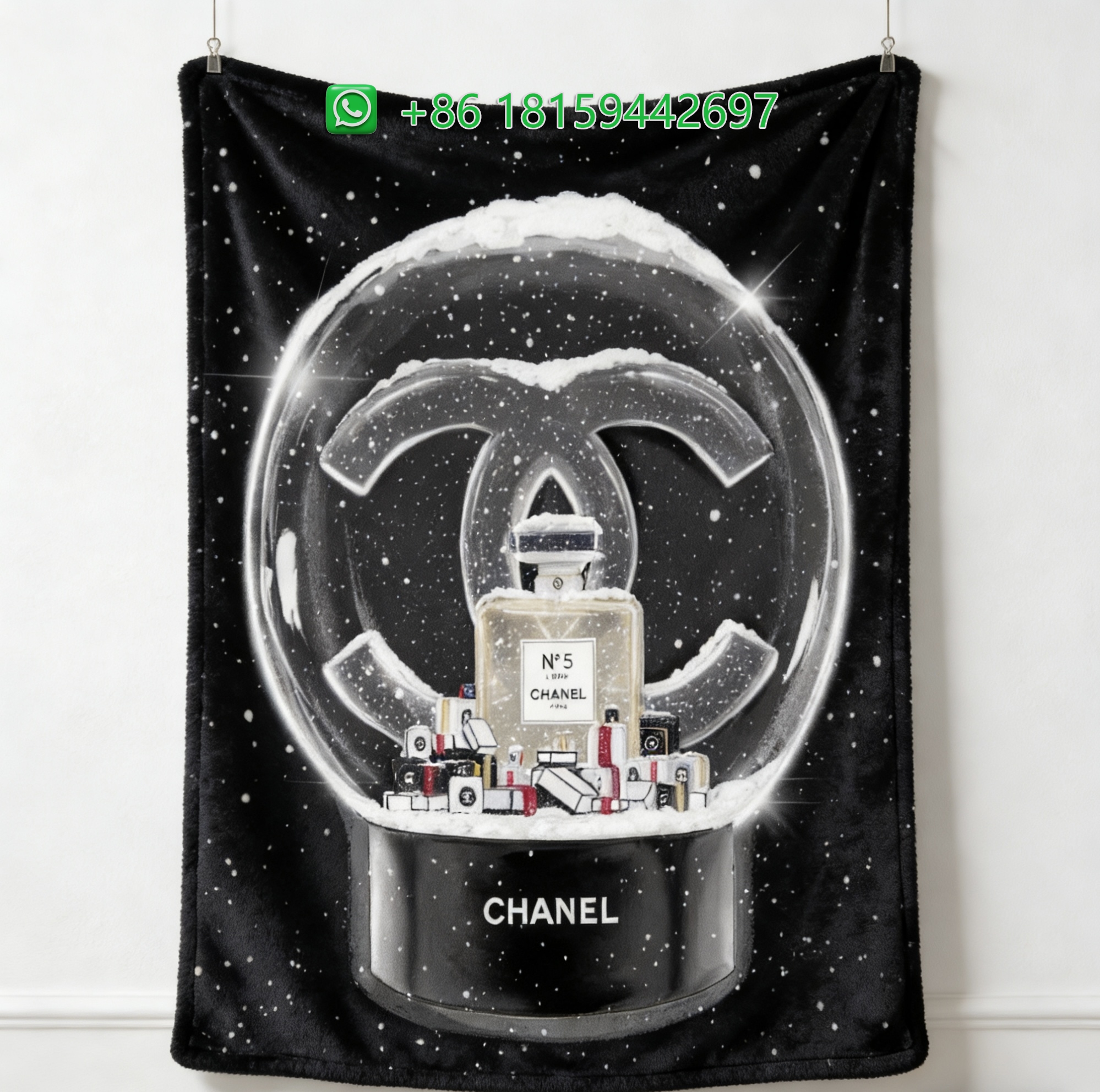 Chanel Throw Blankets